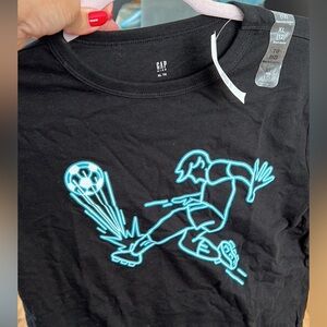 Brand new Gap soccer tee shirt.